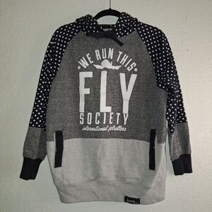 Fly Society International Jetsetter Hoodie Size Large